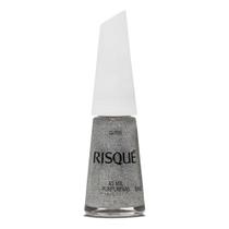 Esmalte Risqué Glitter Prata As Mil Purpurinas 8ml