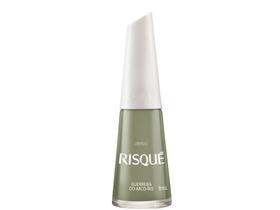 Esmalte Risqué Guerreira do Arco-íris - Verde Militar Cremoso Hipoalergênico 8ml