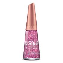 Esmalte Risqué Livre Para Brilhar Cravejada Glitter