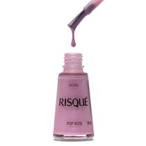 Esmalte Risqué Natural Pop Rose 8ml
