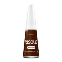 Esmalte Risqué Nova Cor Cremoso Cor Chocolight 8ml Esmalte Risqué Nova Cor Cremoso Cor Chocolight 8ml
