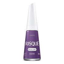 Esmalte Risqué Nova Cor Cremoso Cor Jujuva 8ml Esmalte Risqué Nova Cor Cremoso Cor Jujuva 8ml