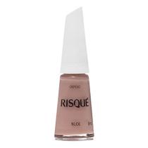 Esmalte Risqué Nude Cremoso Grão de Arroz 8ml