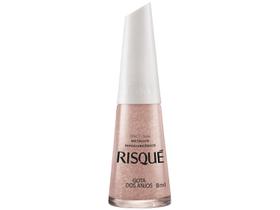 Esmalte Risqué Nude Metálico Gota dos Anjos 8ml Esmalte Risqué Nude Metálico Gota dos Anjos 8ml