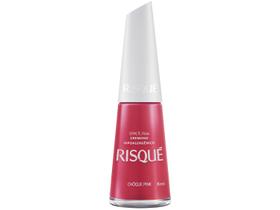 Esmalte Risqué Rosa Cremoso Choque Pink 8ml Esmalte Risqué Rosa Cremoso Choque Pink 8ml