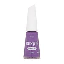 Esmalte Risqué Roxa Cremoso Jujuva 8ml Esmalte Risqué Roxa Cremoso Jujuva 8ml