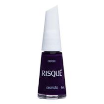 Esmalte Risqué Roxo Cremoso Obsessão 8ml Esmalte Risqué Roxo Cremoso Obsessão 8ml
