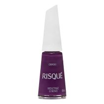 Esmalte Risqué Roxo Cremoso Violetraz o Novo 8ml