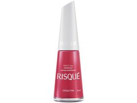 Esmalte Risqué Ser Pink é Power Chóque Pink - Rosa Cremoso Hipoalergênico 8ml