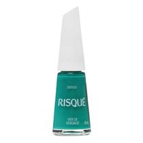 Esmalte Risqué Verde Cremoso Ver De Verdade 8ml