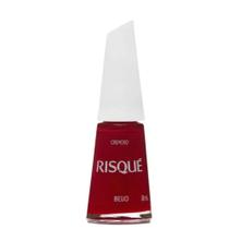 Esmalte Risqué Vermelho Cremoso Beijo 8ml