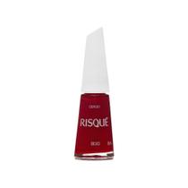Esmalte Risqué Vermelho Cremoso Beijo 8ml
