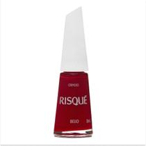 Esmalte Risqué Vermelho Cremoso Beijo 8ml