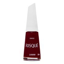 Esmalte Risqué Vermelho Cremoso Carmim 8ml