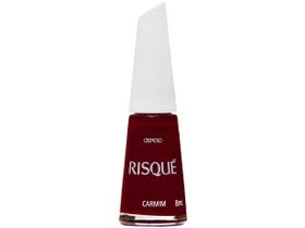 Esmalte Risqué Vermelho Cremoso Carmim 8ml