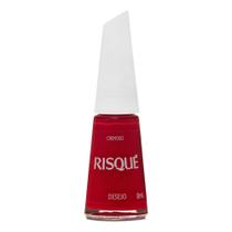 Esmalte Risqué Vermelho Cremoso Desejo 8ml