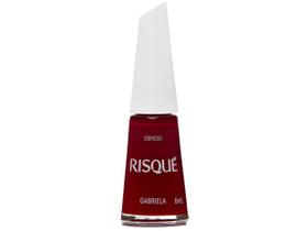 Esmalte Risqué Vermelho Cremoso Gabriela 8ml