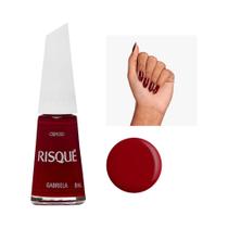 Esmalte Risqué Vermelho Cremoso Gabriela
