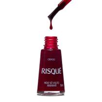 Esmalte Risqué Vermelho Cremoso Hoje Só Volto Amanhã 8ml
