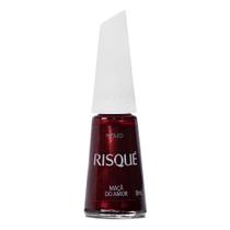 Esmalte Risqué Vermelho Metálico Maçã Do Amor 8ml