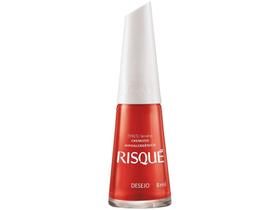 Esmalte Risqué Vermelhos Desejo Cremoso - Hipoalergênico 8ml