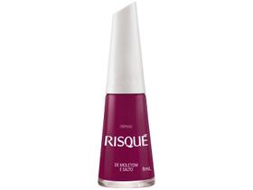 Esmalte Risqué Vinho Cremoso Cor De Moletom e Salto 8ml