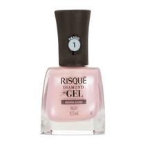 Esmalte Rosa Risqué Diamond Gel Ballet Metálico 9,5 ml