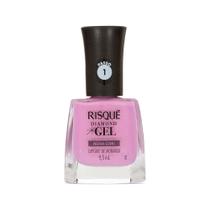 Esmalte Rosa Risqué Diamond Gel Cupcake De Morango Cremoso 9,5 ml