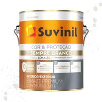 Esmalte Sempre Branco Brilhante Branco Neve Suvinil 3,6L Esmalte Sempre Branco Brilhante Branco Neve Suvinil 3,6L