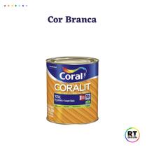 Esmalte Sintético Base Água Coral Coralit Brilhante 800ml Cor Roxa p/Madeiras e Metais e Pintura em Artesanato de MDF