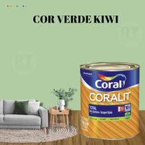 Esmalte Sintético Base Água Coral Coralit Brilhante Verde 800ml