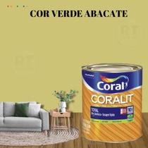 Esmalte Sintético Base Água Coral Coralit Brilhante Verde 800ml