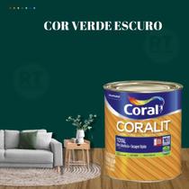 Esmalte Sintético Base Água Coral Coralit Brilhante Verde 800ml