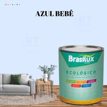 Esmalte Sintético Brasilux Base Água Ecologico Cor Azul 800ML Brilhante