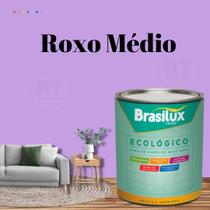 Esmalte Sintético Brasilux Base Água Ecologico Cor Roxo 800ML Brilhante