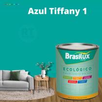 Esmalte Sintético Brasilux Base Água Ecologico Cor Tiffany 800ML Brilhante