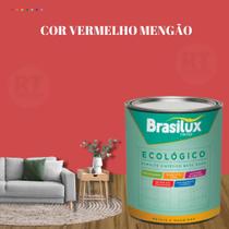 Esmalte Sintético Brasilux Base Água Ecologico Cor Vermelho 800ML Brilhante