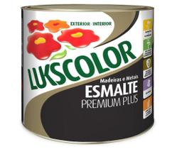 Esmalte Sintético Brilhante 225ml Lukscolor Premium Preto