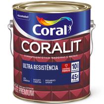 Esmalte Sintético Coralit Ultra Resistência Alto Brilho 900ml Alumínio Brilhante - 5202694 - CORAL