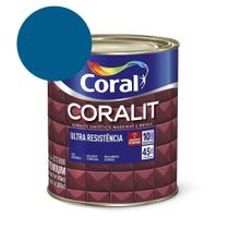 Esmalte Sintético Coralit Ultra Resistencia Alto Brilho Azul França 900ml Coral