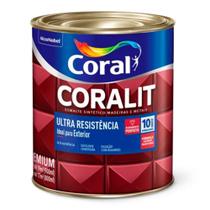 Esmalte Sintético Coralit Ultra Resistência cor Colorado Coral Brilhante 0,9L