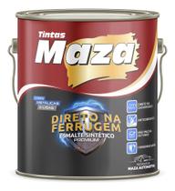 Esmalte Sintético Direto na Ferrugem 3.6lt Marrom Conhaque Maza