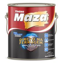 Esmalte Sintético Direto na Ferrugem Prata Lunar Anticorrosivo 3.6lt Maza