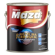 Esmalte Sintético Maza Direto Na Ferrugem 3,6L - Branco/Preto/Cinza