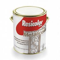 Esmalte Sintético Metálico 900 ML Resicolor Prata Lunar - Amarelo Ouro Esmalte Sintético Metálico 900 ML Resicolor Prata Lunar - Amarelo Ouro