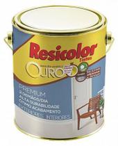 Esmalte Sintetico Ouro Resicolor Fosco 3.6lt Grafite Escuro