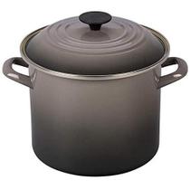 Esmalte Stockpot Le Creuset 8L - Aço Inox - Cor Ostra
