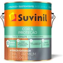 Esmalte Suvinil Cor &amp Proteção Base Água Branco 3,6L