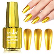 Esmalte Szlion Mirror Dourado Gorgeous Reflective 18ml Esmalte Szlion Mirror Dourado Gorgeous Reflective 18ml