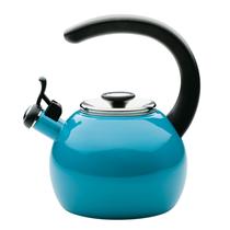 Esmalte Teakettle Circulon em aço Whistling 2L Turquesa